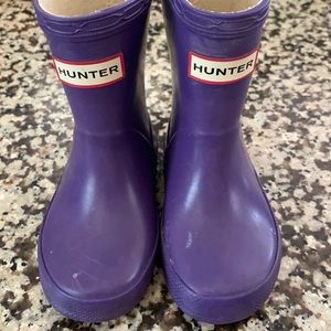 Toddler Hunter Boots size 4